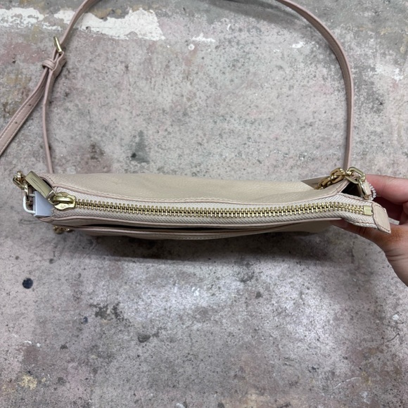 Tory Burch Blush Pink Bombe Leather Crossbody Bag - Picture 6 of 11